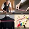 iBayam 2 Pack Tape Measure Measuring Tape for Body Fabric Sewing Tailor Cloth Knitting Vinyl Home Craft Measurements, 60-Inch Soft Fashion Pink & Retractable Black Double Scales Rulers for Body Weight